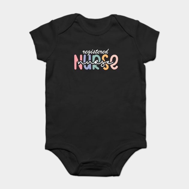 Registered Nurse Baby Bodysuit by The WYLD Tribe